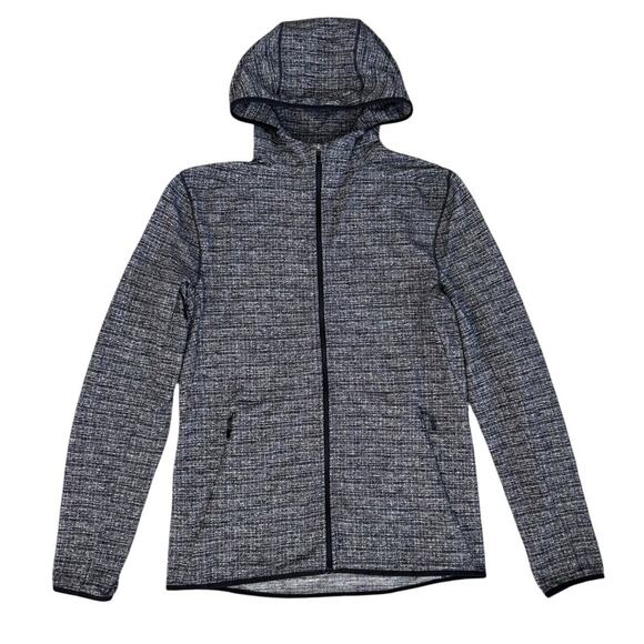 LULULEMON Serge Warm Full Zip Hoodie Heathered Gray Sweatshirt Pockets Men’s S - Picture 3 of 11